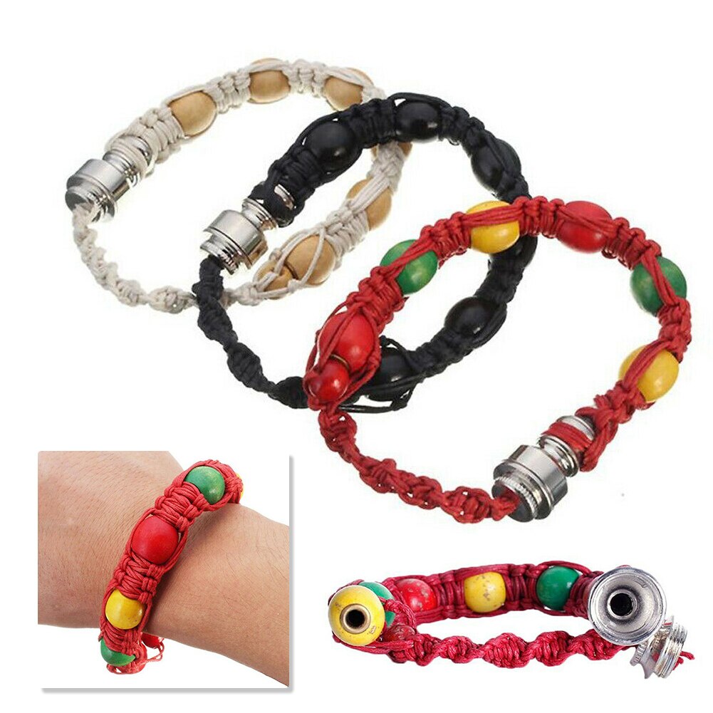 Mannen Vrouwen Alloy Chain Armband Tabak Pijp Jamaica Rasta Armbanden Mannen Vrouwen Sieraden Armbanden Mode