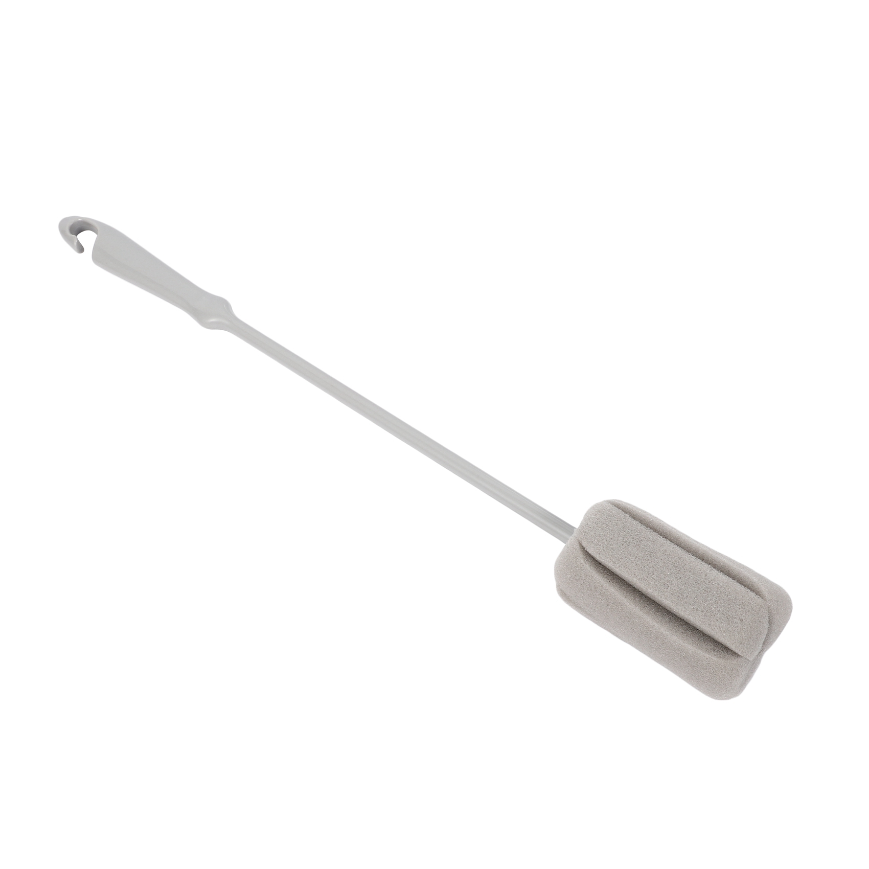 B78B-2Pc Sponge Brush Milk Bottle Cup Glass Washing Cleaning Kitchen Cleaner Tools Cup Cleaning Brush Plastic Long Handle: Default Title