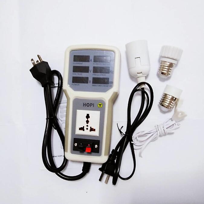 EU/AU/UK/US Plug HP-9800 Handheld Power Monitor Energy Meter Analyzer HP9800 20A LED Saving Lamps Tester Socket Power Meter