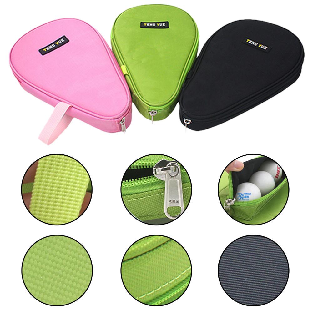Table Tennis Racket Storage Case Gourd Racquet Bag Training Professiinal Ping Pong Bat Cover Pingpong Paddle Racket Bat Bag 4