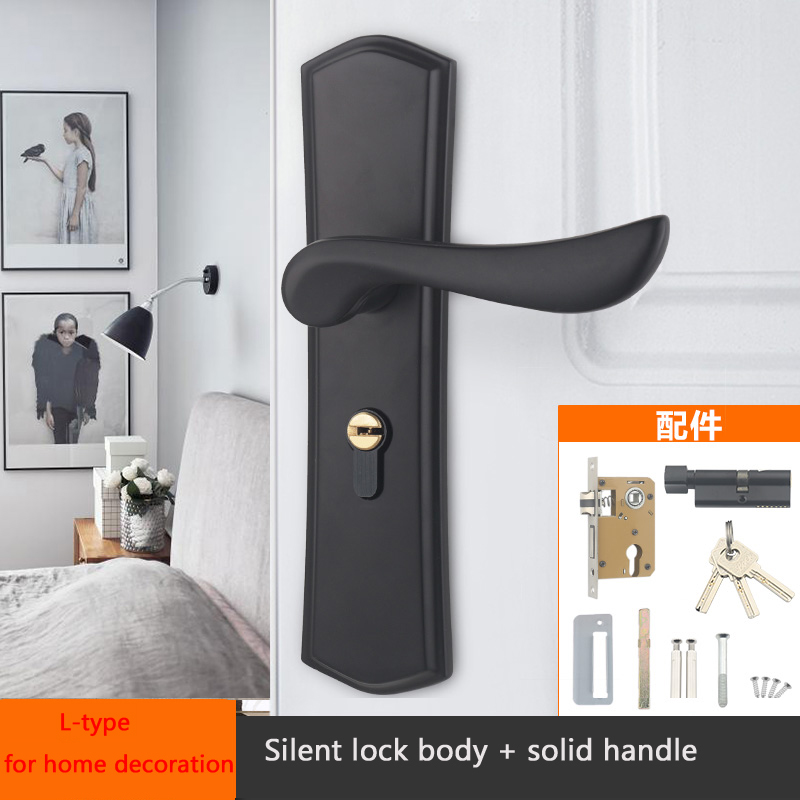 Slaapkamer Deurslot Set Intern Huis Met Sleutel Hout Veiligheidsdeurslot Voor Huis Deuren Knoppen Voor Deur Interieur Huis Beveiligingsslot: Overigen