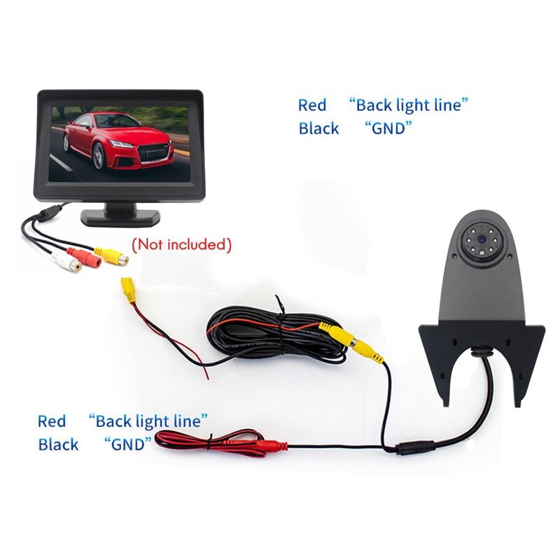 Novel-Car Rear View Reverse Camera for Benz Stebbings RV Infrared Vehicle Backup Camera