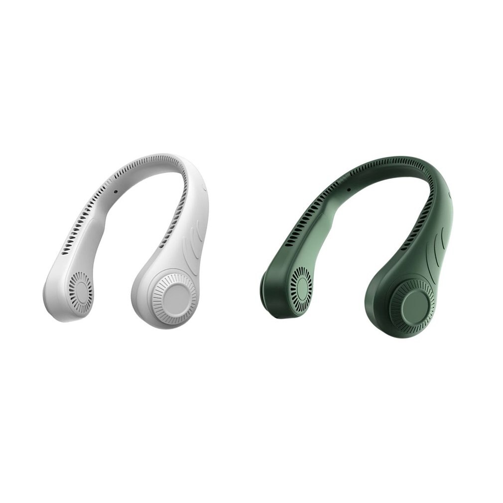 Draagbare Opknoping Hals Ventilator Bladeless Ventilator Persoonlijke Wearable Nekband Bladloze Ventilator Usb Oplaadbare Fan Mini Ketting Fan