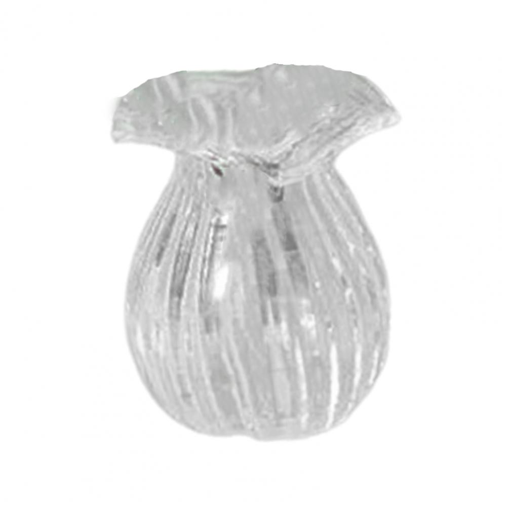 Glasvase Kühlschrankmagnet 3D Miniatur Blumenvase Kühlschrankmagnet für Home Office Küche Spind Kühlschrank Glas Mini: Lila