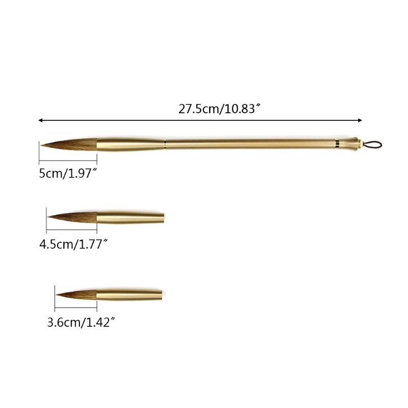 Calligraphy Painting Brush Pen Kit Regular Script Writing Tools Set Chinese Landscape Painting Ink Brush Pen Painting Supplies