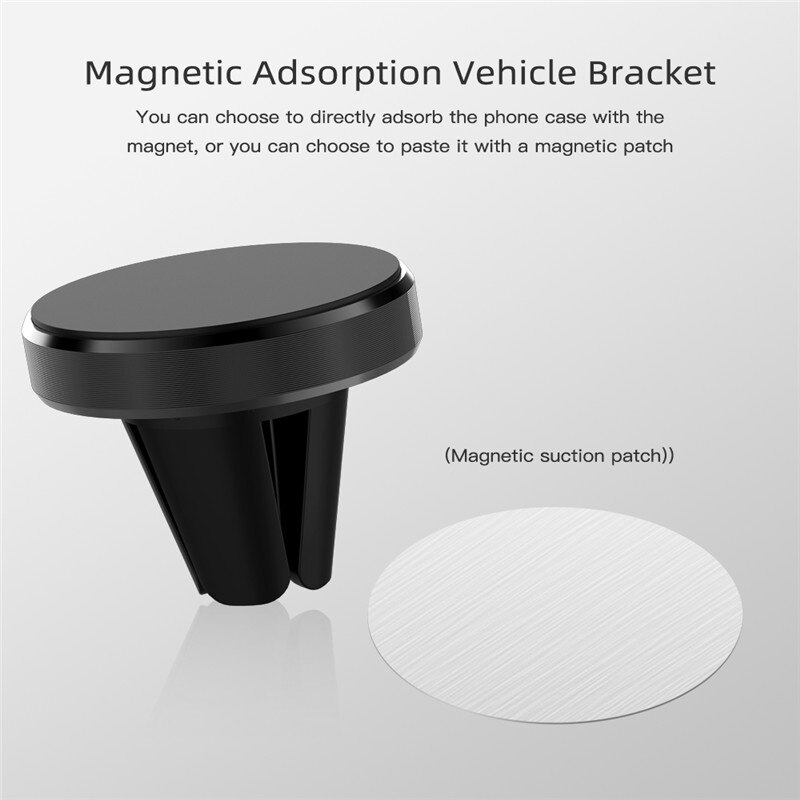 Magnetische Auto Telefoon Houder Air Vent Outlet 360 Graden Rotatie Mount Magneet Telefoon Mobiele Stand Gps Telefoon Beugel Voor Iphone