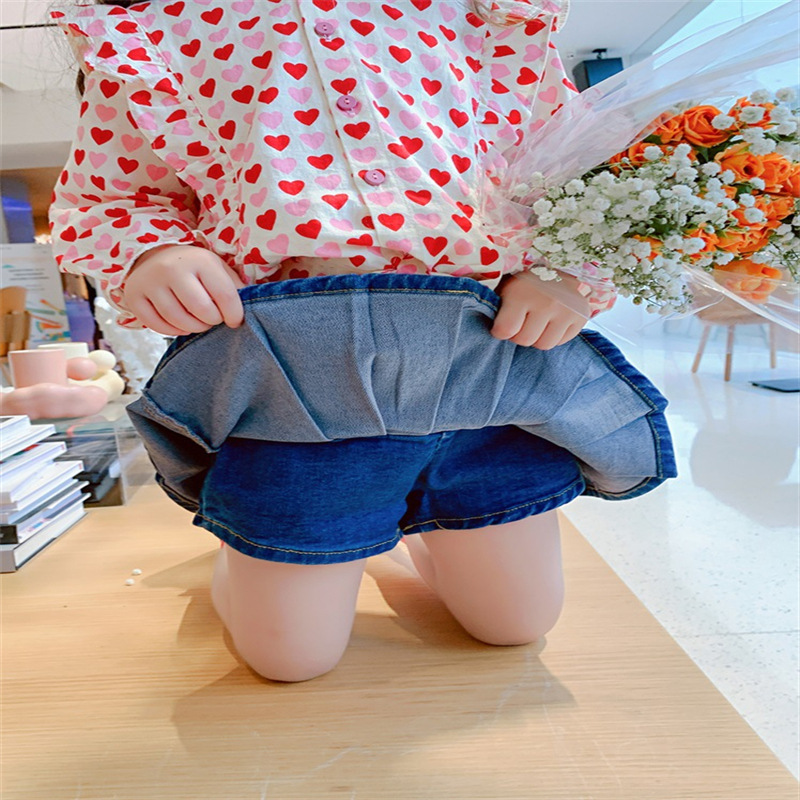 2022 Spring Summer Girls Casual Jeans Skirt