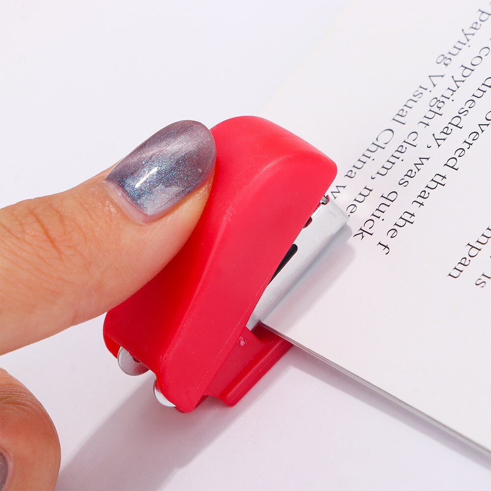 1Pc Portable Mini Stapler Stationery Set Paper Binding Tool Office Accessories School Supplies