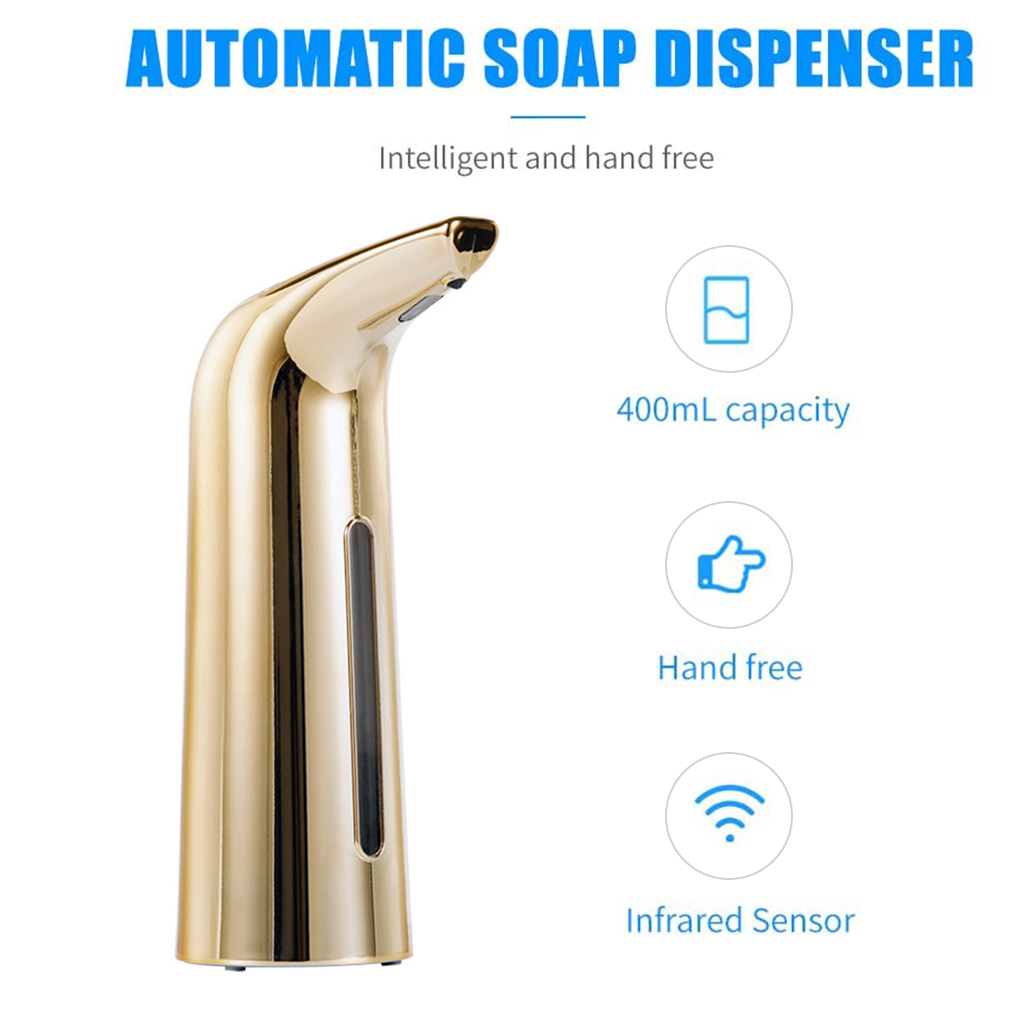 Bathroom Touchless Hand Wash Dispenser Automatic Soap Dispenser Infrared Sensor Hand Washing Tool 400ml