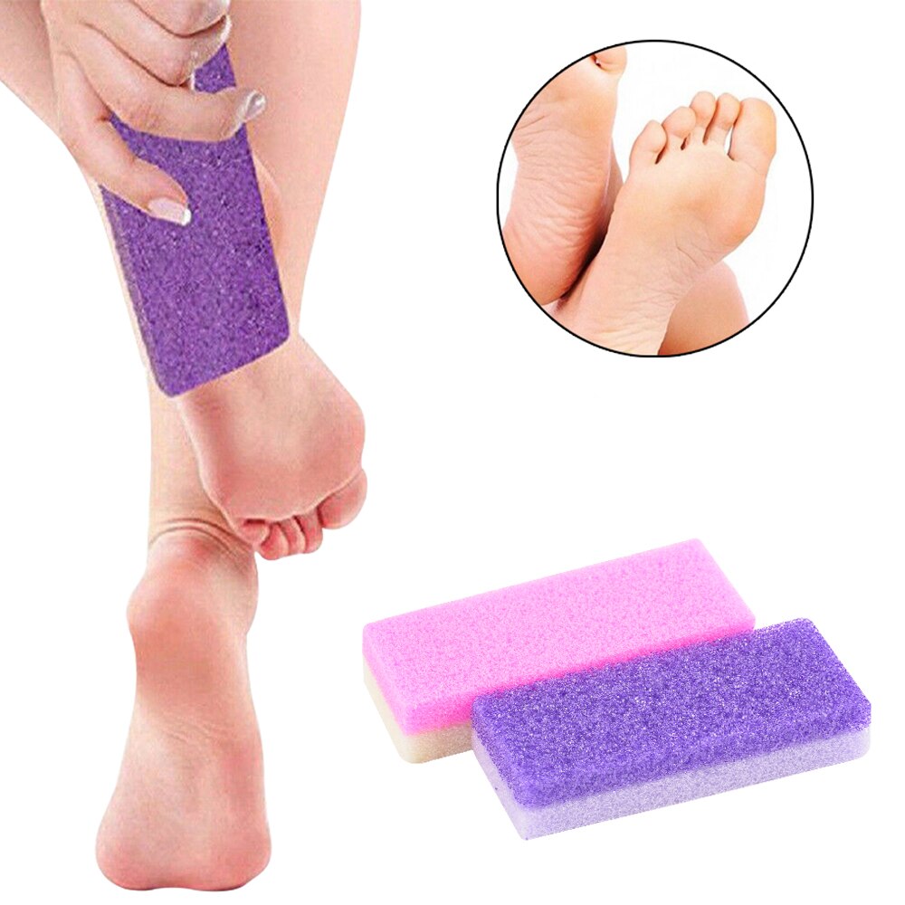 Esponja pómez para los pies, exfoliante para pedicura, dispositivo para moler los pies, herramienta para el cuidado de los pies