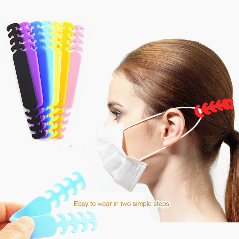 1pc Adjustable Mask Extension Bandage Mask Hook Ear Rope Unisex Mask Extension Belt Relieves Ear Pain Prevention Mask Lanyard