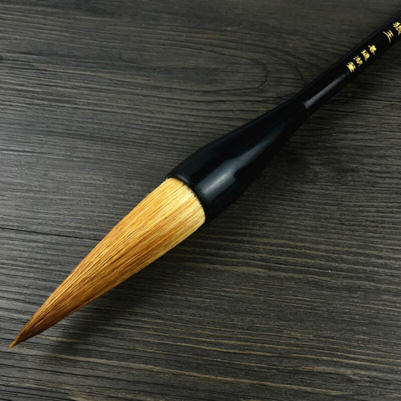 Pluma de caligrafía pincel de comadreja China pincel Tinta China pintura en forma de tolva pincel para escritura Couplet Caligrafia
