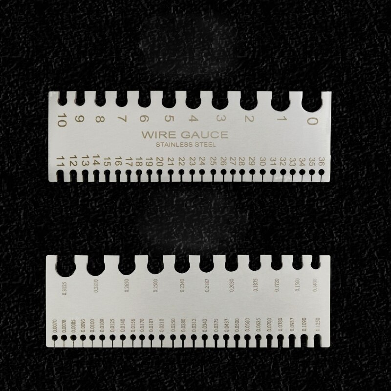 Stainless Steel Wire/Metal Sheet Thickness Gauge Welding Gage Plated Inspection
