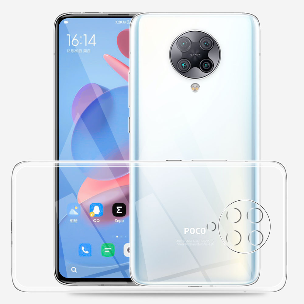 Para Xiaomi Poco F2 Pro funda transparente de silicona suave para Poco F2 Pro funda de teléfono para PocoF2Pro transparente Ultra fino parachoques Coque