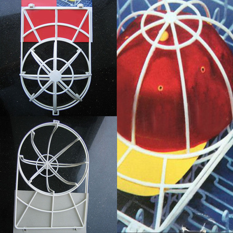 Tampa de plástico lavagem gaiola beisebol ballcap chapéu arruela quadro chapéu shaper secagem armazenamento cremalheiras fornecimento
