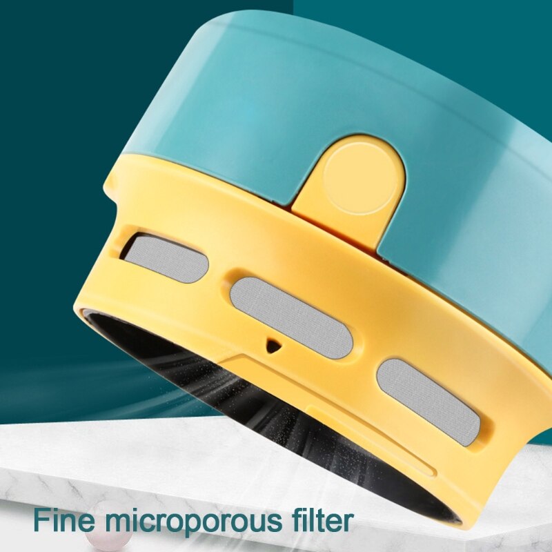 Electric Hand Held Vacuum Cleaner Small USB Rechargeable Cordless Car Desktop Mini Cleanning Device for Home Appliance D7YA