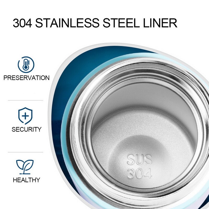 Termo de acero inoxidable de 500ML para infusiones, taza de té con termo de viaje, vaso de café, botella de agua aislada, 304