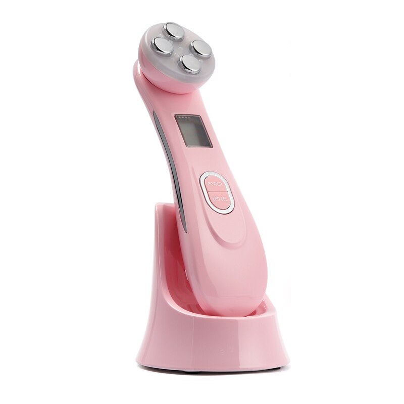 Electric Face Lifting Facial Machine RF EMS Electroporation Mesoterapy LED Light Radio Frequency Skin Firming Tightening Device