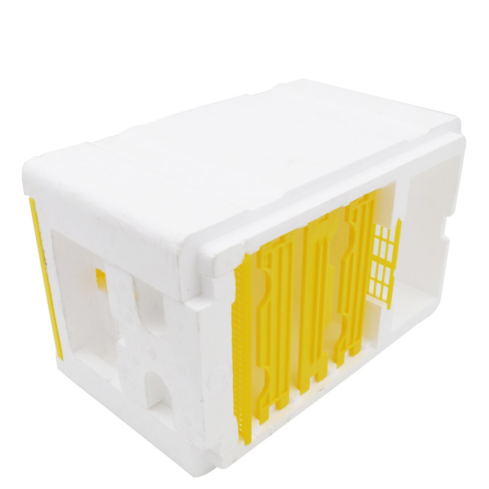 1Pc Foam Beehive Bee Hive Auto Honey Beehive Frames Beekeeping Kit Bee Hive King Pollination Box for Garden Pollination Bee Tool