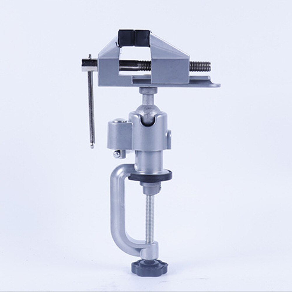 Vises Bench Swivel W/ Clamp 3" Tabletop Vise Tilt Rotates 360° Work Bench Tool