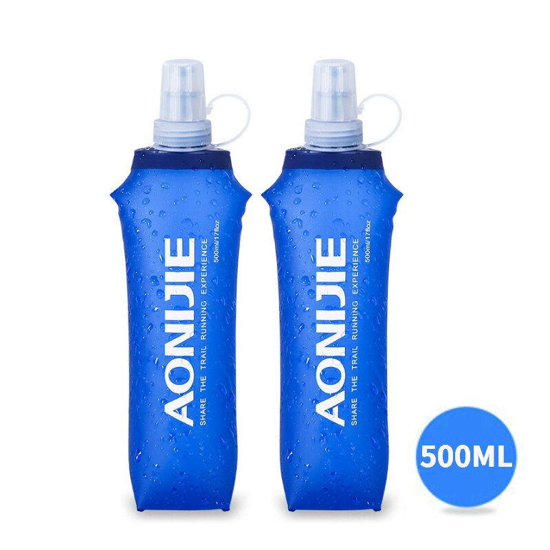 AONIJIE C9108 Ultraleicht Laufen Weste Trink Rucksack Tragbare Pack draussen Taschen Für Pfad Camping Wandern Marathon- Radfahren: SD10 500ML 2Stck