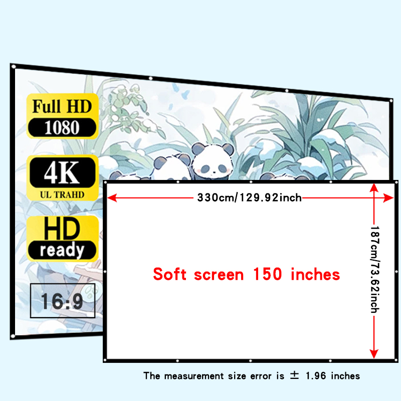 High Defination Screen Projector high-density screen, no need for punchin... – Grandado