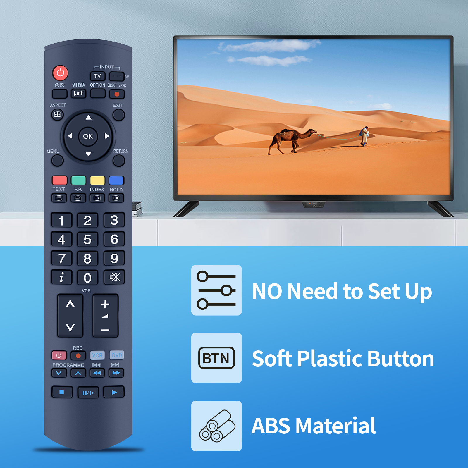 Télécommande Pour Panasonic TH-50PV70PA TH-37PX70E TH-37PV70PA TH-42PX70E TH-42PX70EA TH-42PV70PA EUR77ino Z60 LED Viera HDTV TV
