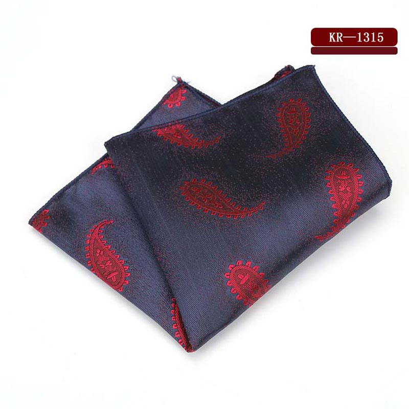 Yishline heren polyester zijden zakdoek paisley pochet bruidegom gala bruiloft feest borst handdoek zakdoeken accessoires: Kr1315