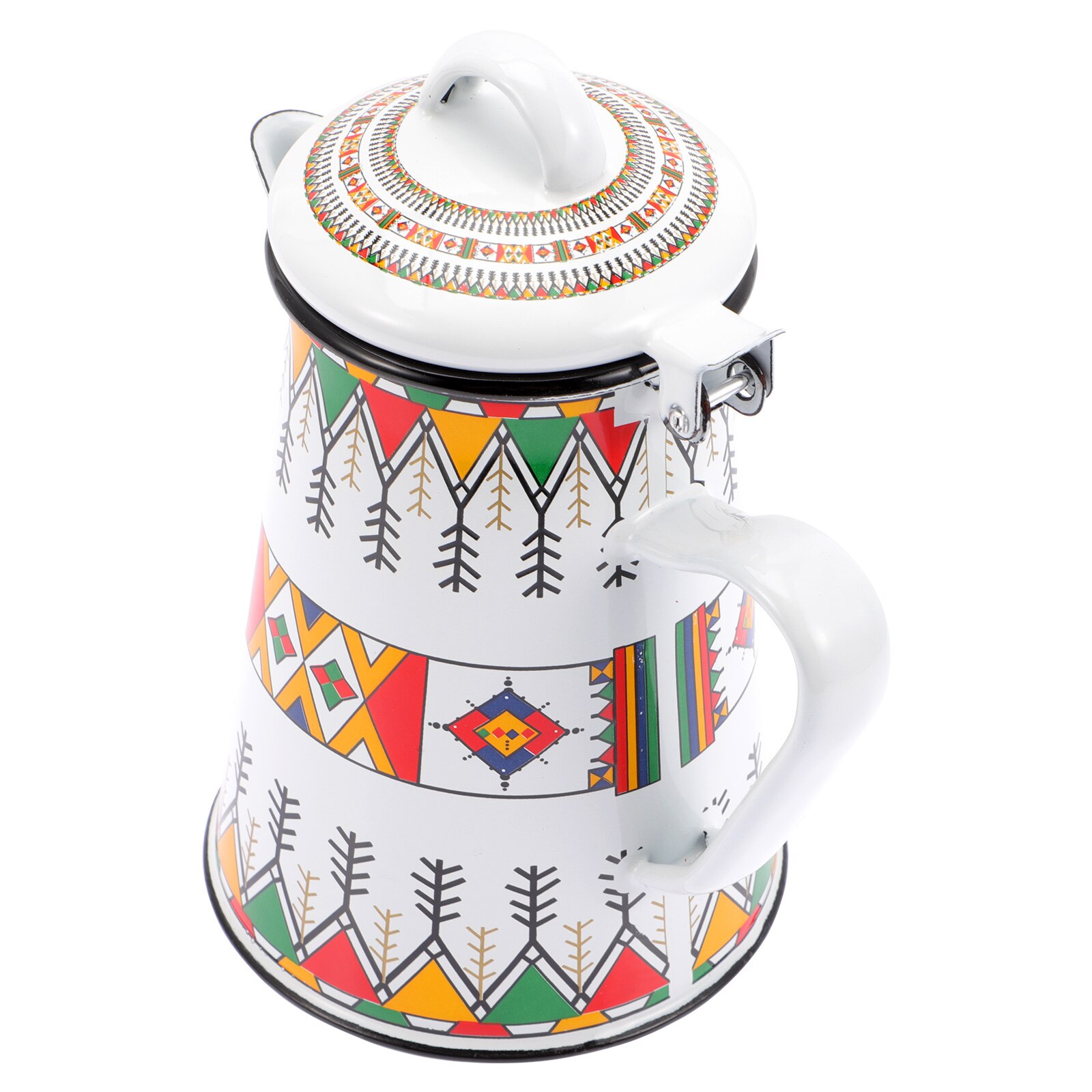 Vintage Enamel Coffee Pot Camping Coffee Pot Teapot Tea Kettle Hand Pot