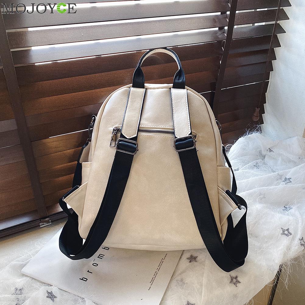 Damesrugzak lente zacht leer vrijetijdsreistas grote capaciteit portemonnee