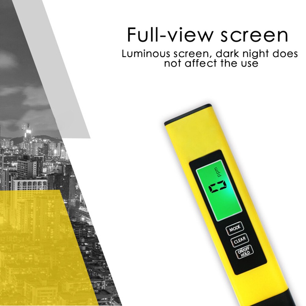 Digital lcd ph meter pen av tester akvarium basseng vann vin automatisk kalibrering vann test verktøy nøyaktighet 0.1