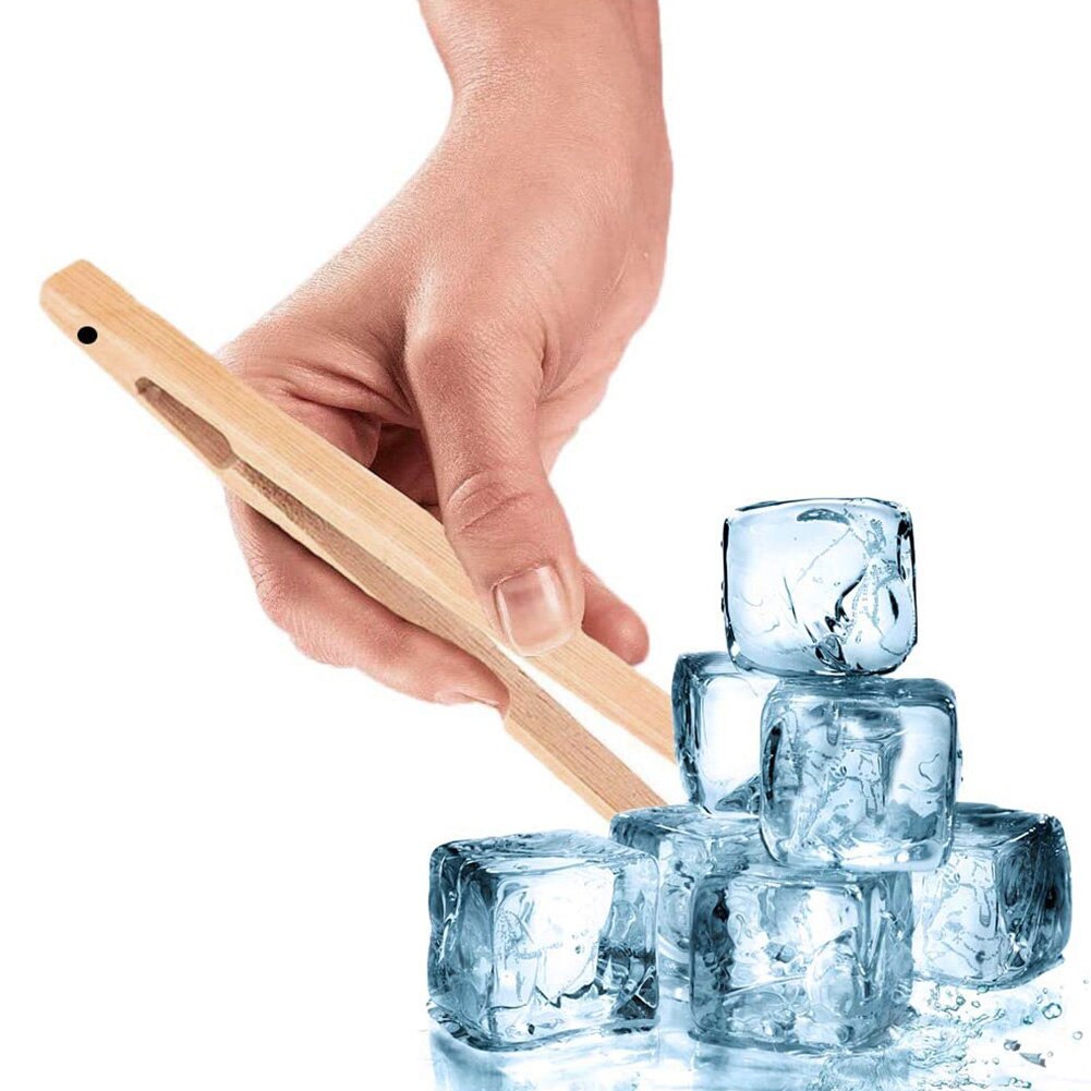 2 pc bamboe kooktangen voor in de keuken, barbecue-gereedschap, salade, spek, biefstuk, brood, cake, houten clip, keukengereedschap voor thuis