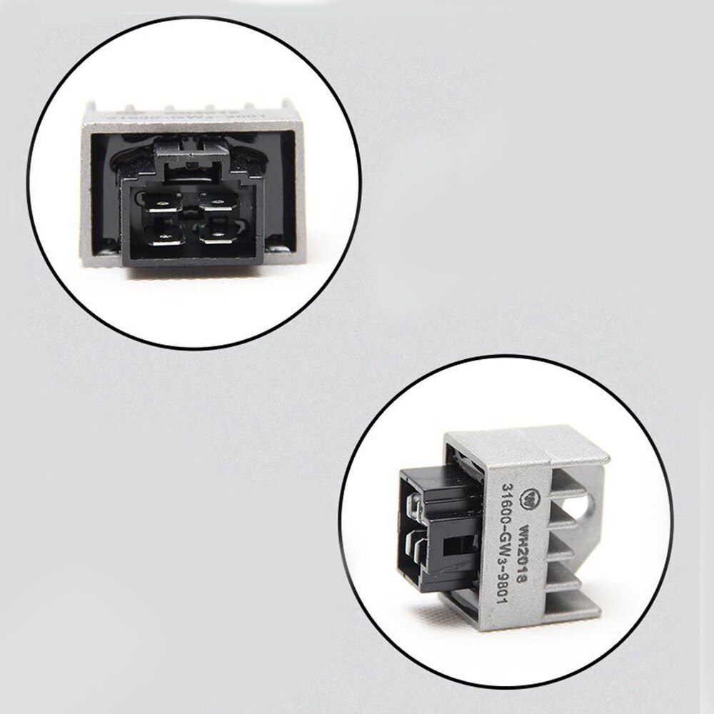Motorfiets Spanningsregelaar Gelijkrichter 12V 4Pin fit voor Buggie met GY6 50cc 125cc 150cc Bromfiets Scooter ATV Gokarts