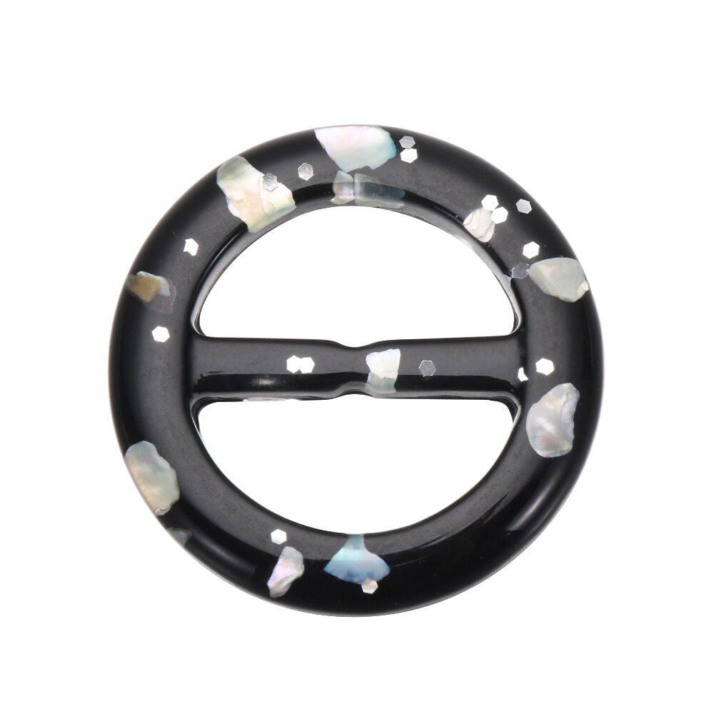 Round Resin Belt Buckle Scarf Clips Ring Adjust Buckle T-shirt Coat Waist Buttons DIY Clothing Decor Crafts Garment Accessories: 6