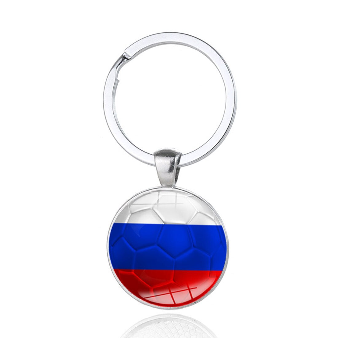 Football Keychains Key ring 32 Countries Peru Sweden Tunisia Senegal Soccer Key Chains Souvenir: Russia