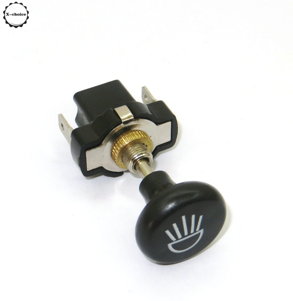 Golf Cart Push / Pull Headlight Switch Button For Club Car, EZGO, Ya ma ha By Automotive Authority LLC
