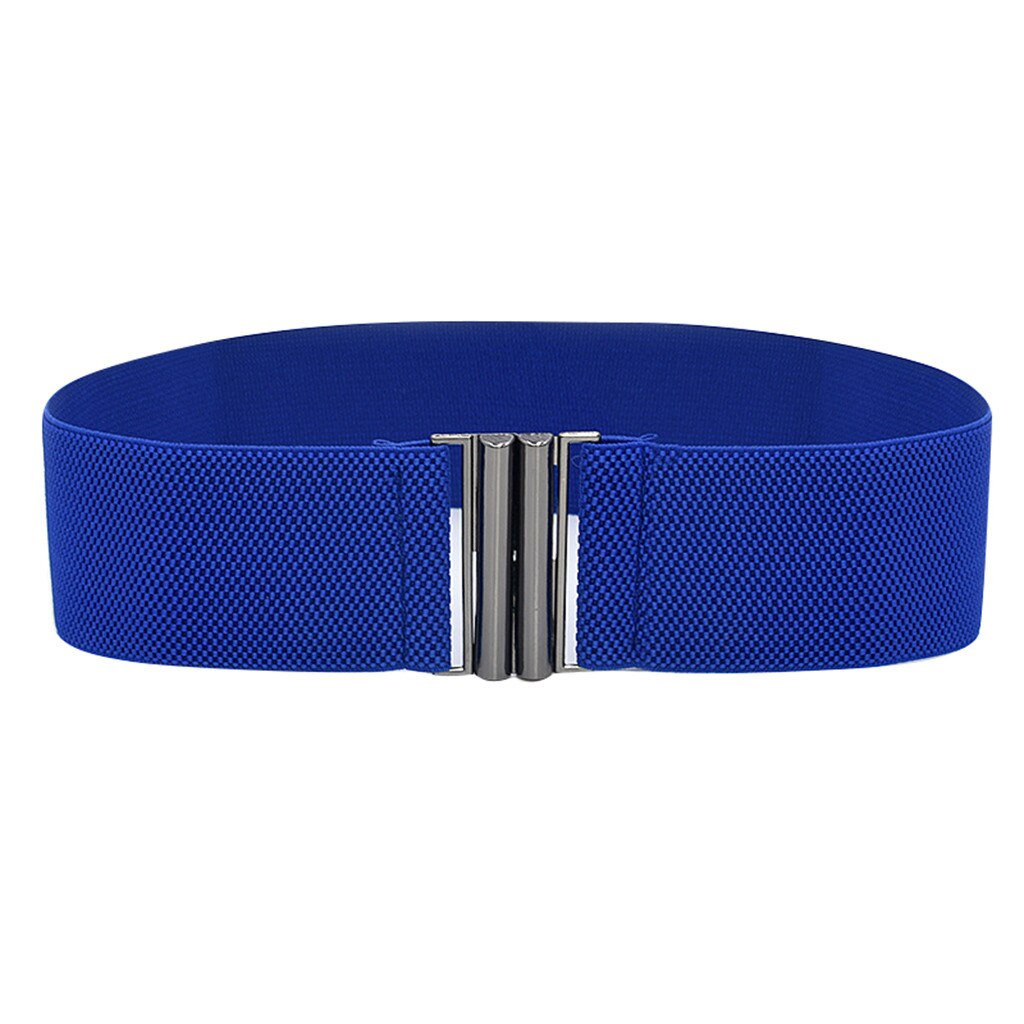 Taille Riem Vrouwen Brede Elastische Jurk Riem Jeans Accessoires Stretch Elastische Brede Corset Taille Metalen Gesp Mujer Femme # l20