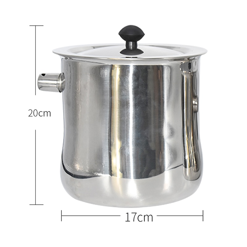 Crisol de cera de abeja de acero inoxidable, olla para colar cera de abejas, herramienta para apicultura, equipo para abejas, tanque para fundir cera de abejas