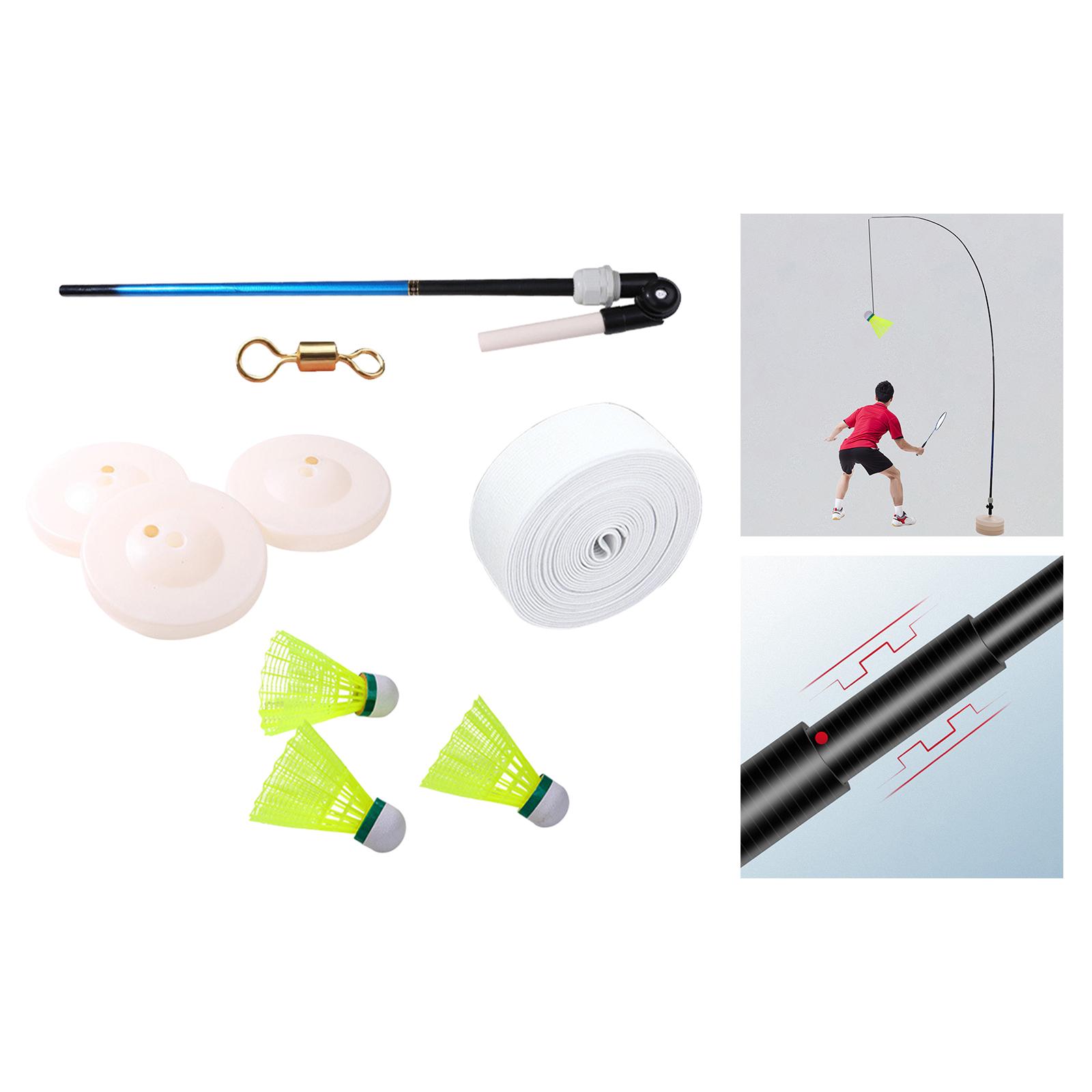 Badminton Self Training Device Single Practice Badminton Trainer Outdoor