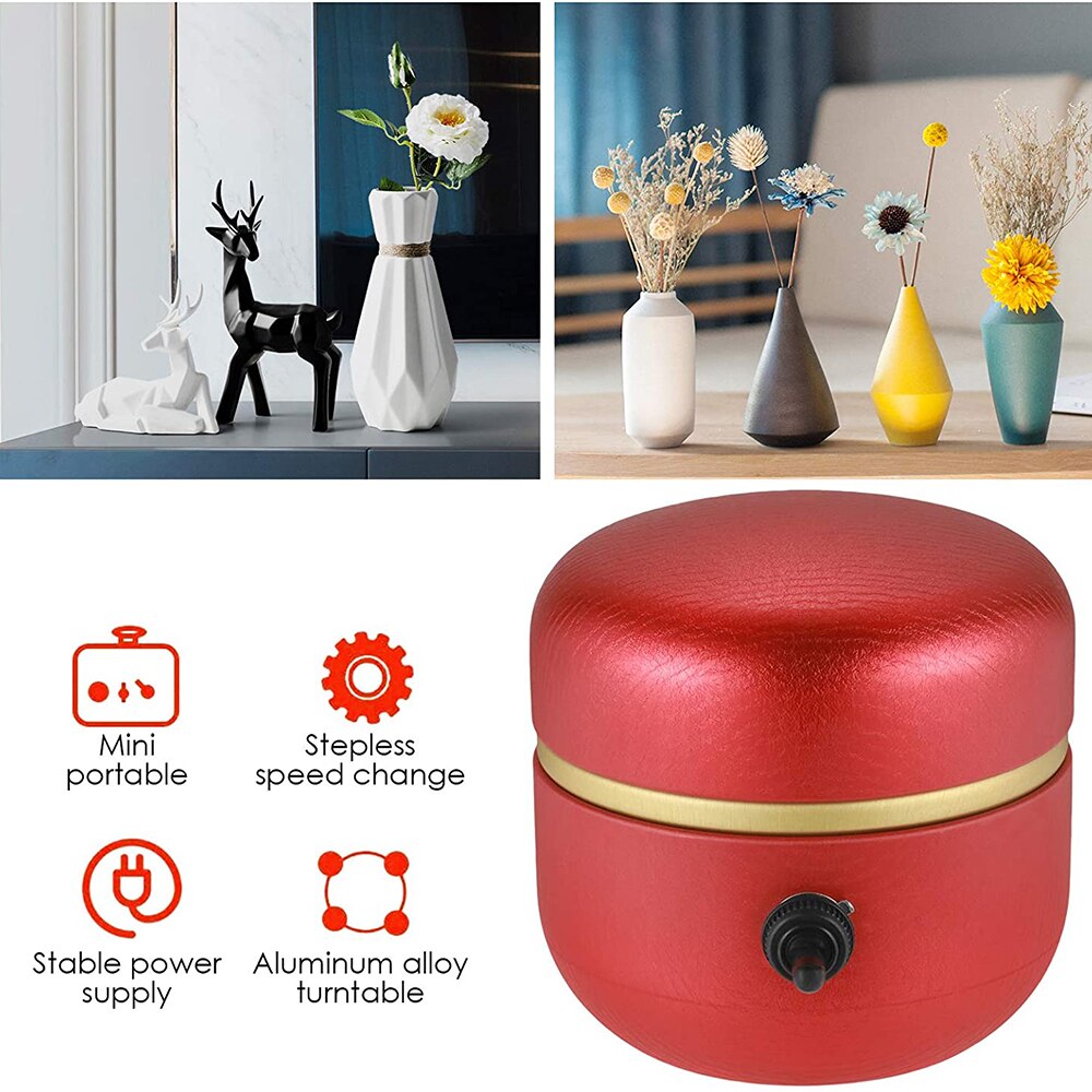 Mini Pottery Wheel for School Ceramic Teaching Pottery Bar DIY Shop Home Use Machine for Children