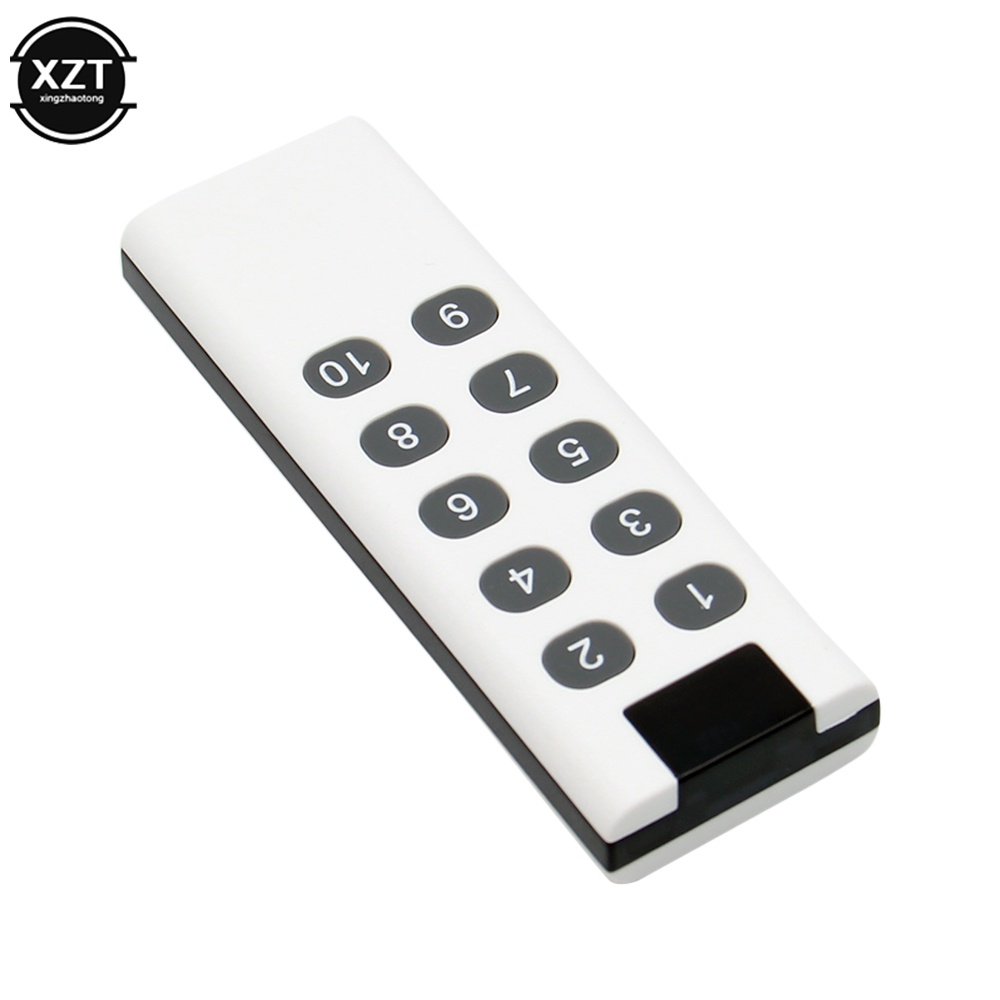 433MHz Wireless Learning Code Digital Remote Control Transmitter for 3/4/6/8/10 Channels Buttons Keyboard AK-7010TX