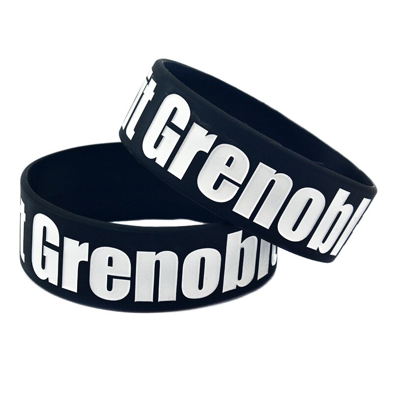 Obh 25 Stuks Crossfit Grenoble Silicone Rubber Sport Polsband Een Inch Breed