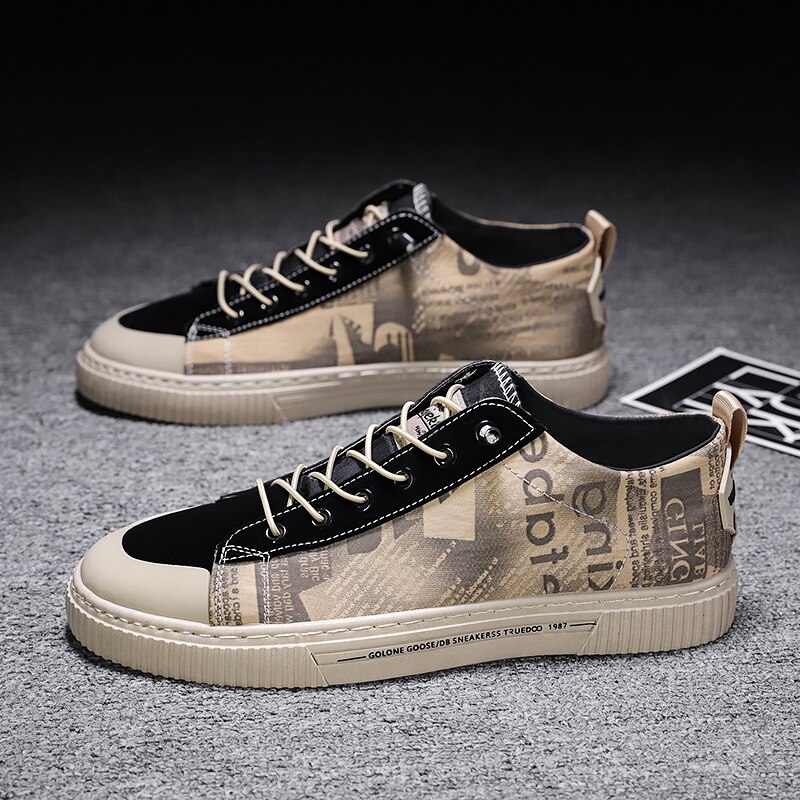 Canvas Schoenen Sneakers Mannen Schoenen Casual Lente Herfst Mannelijke Schoenen Voor Heren Leisure Wandelen Ademend Schoeisel Antislip