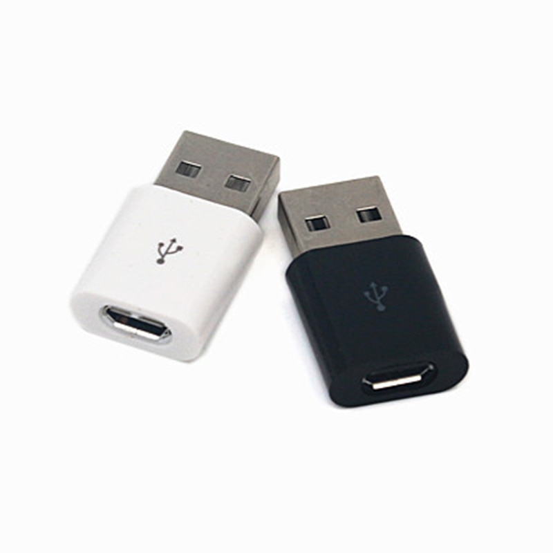 2 Colors Micro Female To USB Male Data Charge Adapter Converter Portable Safety Micro Female To USB Male Charge Connector Mini A