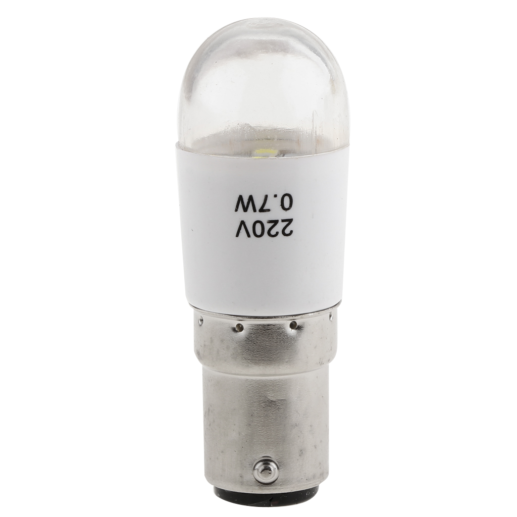 1pc universal 0.7w 220v led lyspære for hjemme symaskin push in