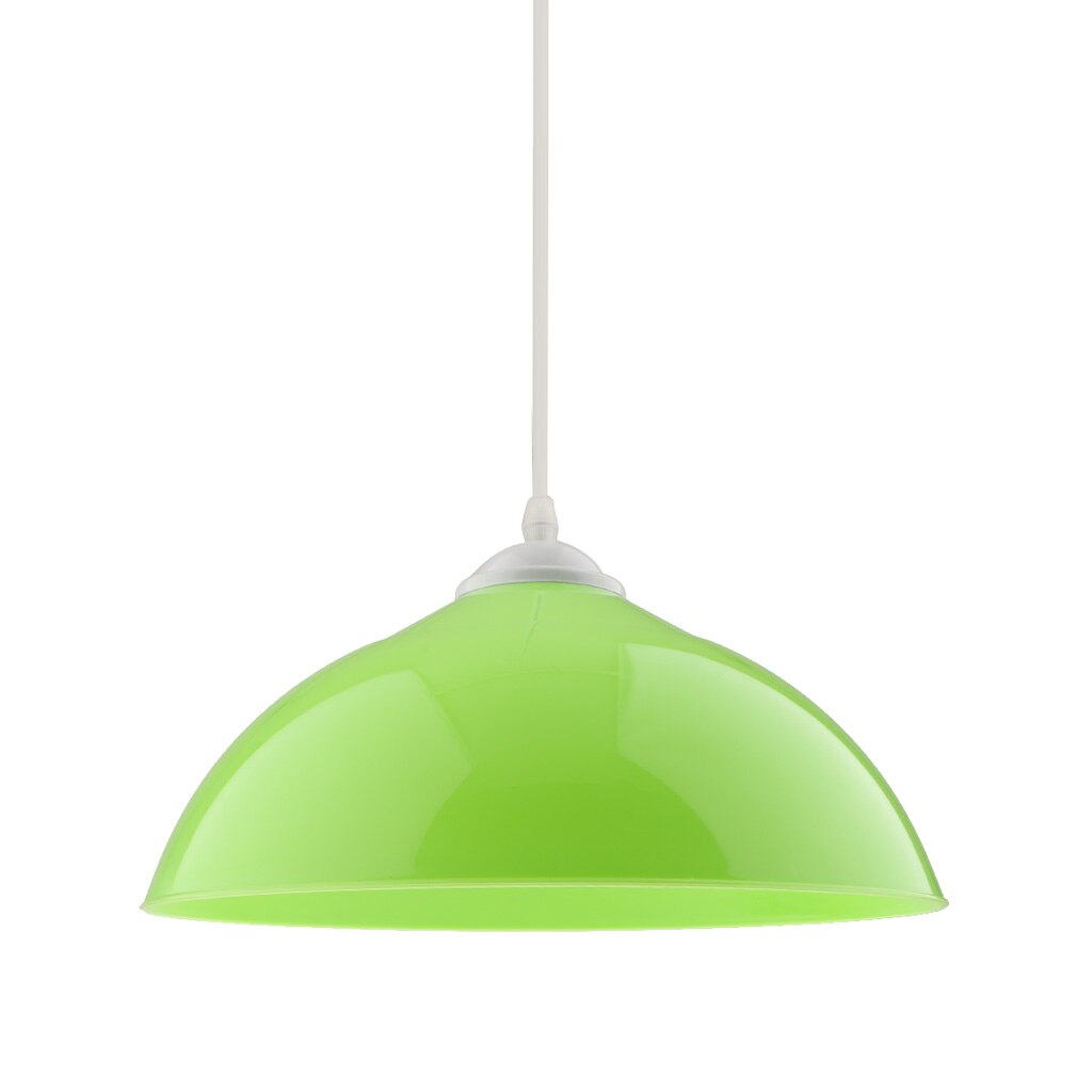 Semi-circular Ceiling Light Shade Cover Pendant Lampshade Fixture Green