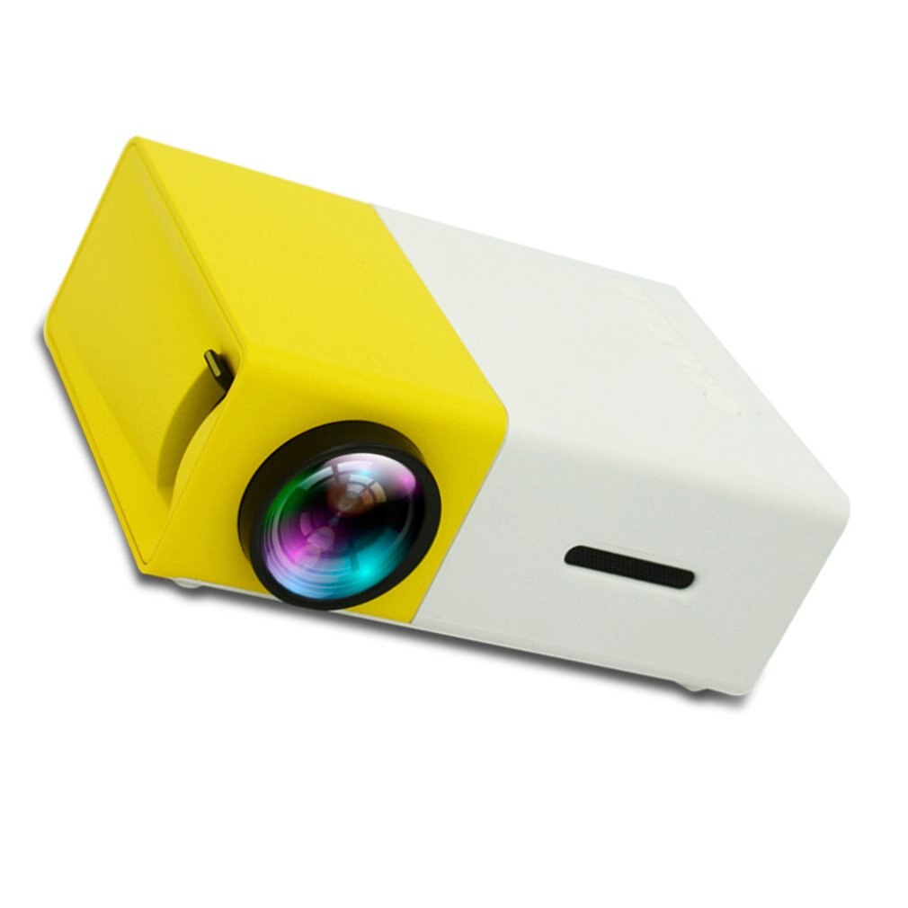 Miniproyector portátil para cine en casa, LED, HD, 3D, 1080P, AV, USB, HDMI, 1 set
