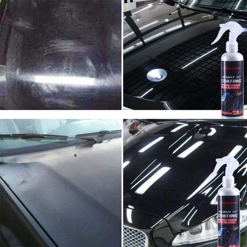 Esmalte de polisiloxano y Nano materiales para coche, 201ml, 9H