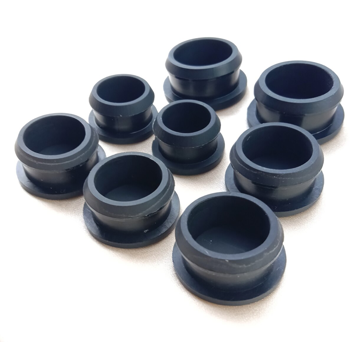 Tapón de goma de silicona para agujero interior, tapa de goma de 20mm, tapa de enchufe tipo T de 16mm, a presión, 2/5/10/20 Uds.: Black / 10pcs