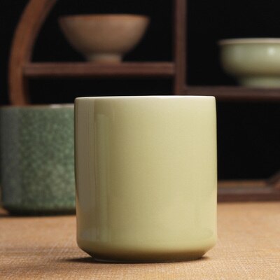 Xícara de chá cerâmica porcelana xícara de chá 240ml tigela de chá mestre caneca de café copo de água copos de chá recipiente de chá copos de puer er presentes: C Style